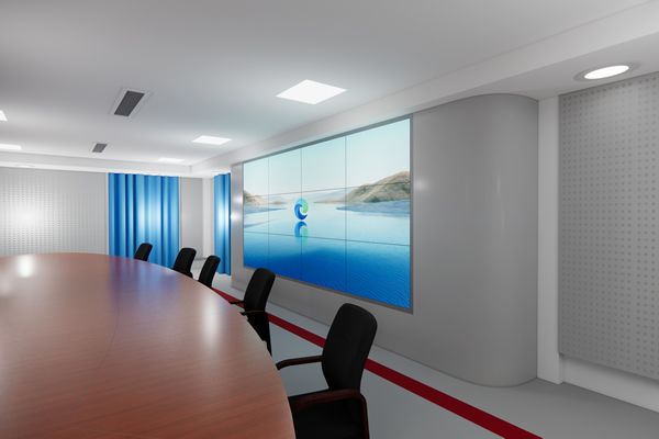 展館展廳大屏使用投影儀好，還是拼接屏好？